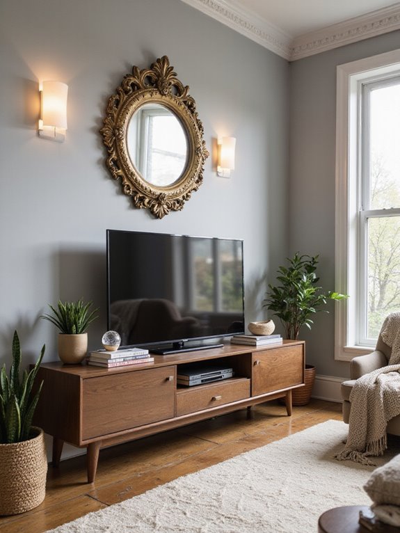 mirrors brighten small spaces