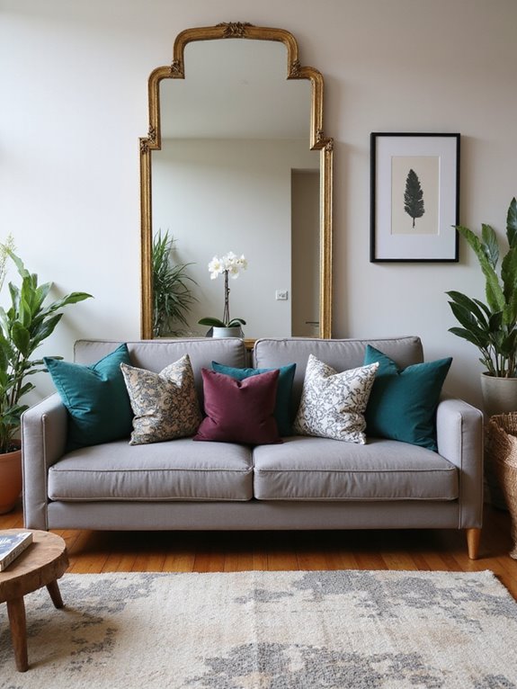 mirrors enhance space and light