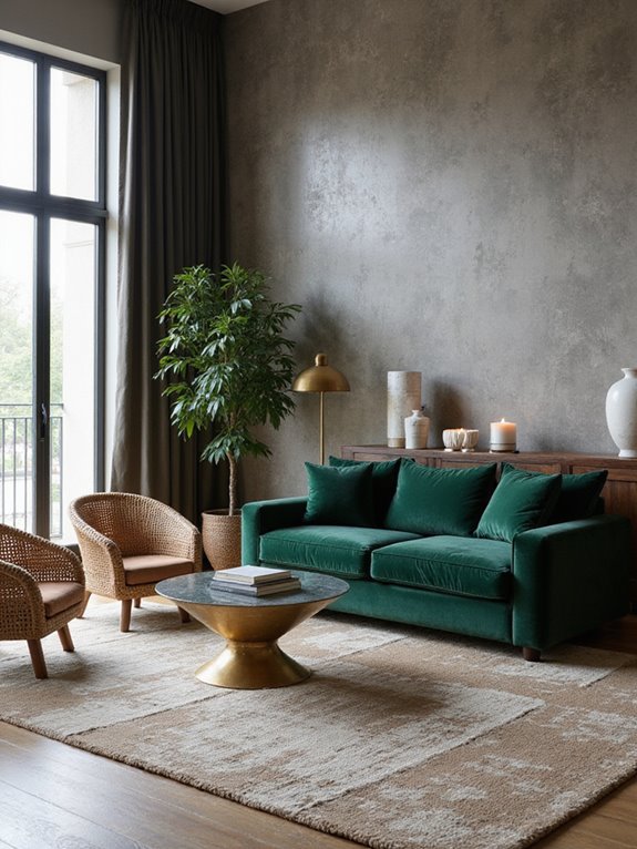 mixing textures for elegance