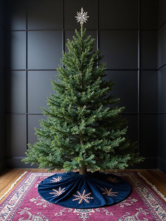 modern chic tree skirt