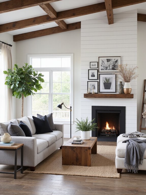 modern cozy farmhouse fusion