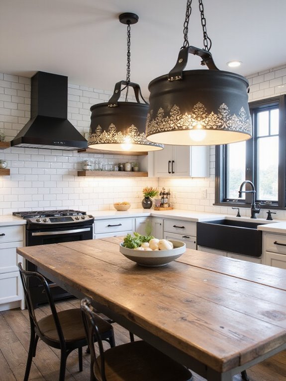 modern farmhouse lighting fixtures