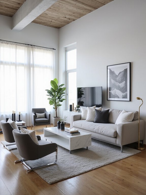 modern minimalist furniture selection