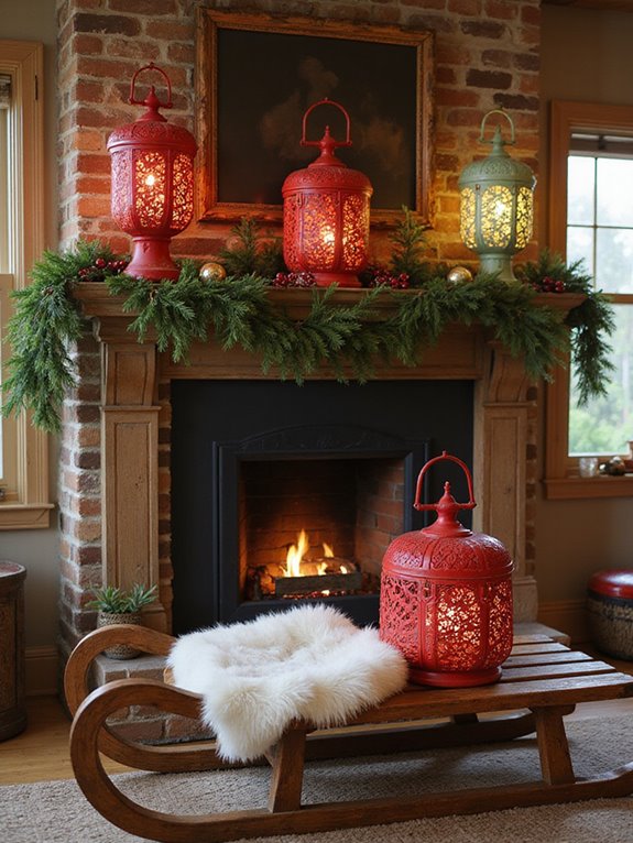 modern stylish lantern decor