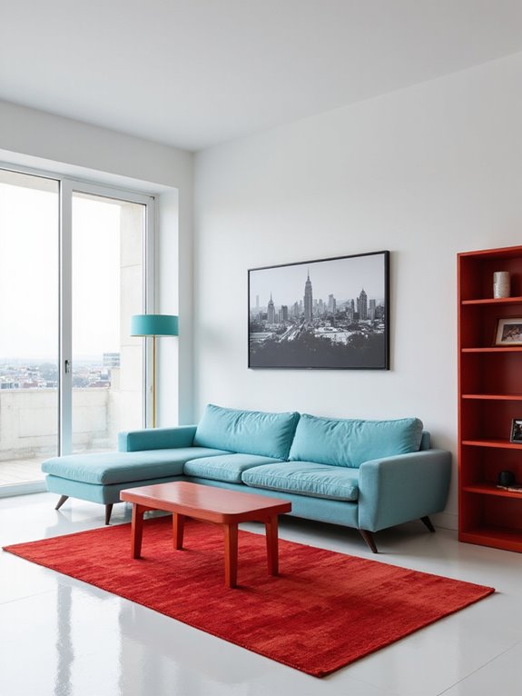 modern vibrant minimalist accents