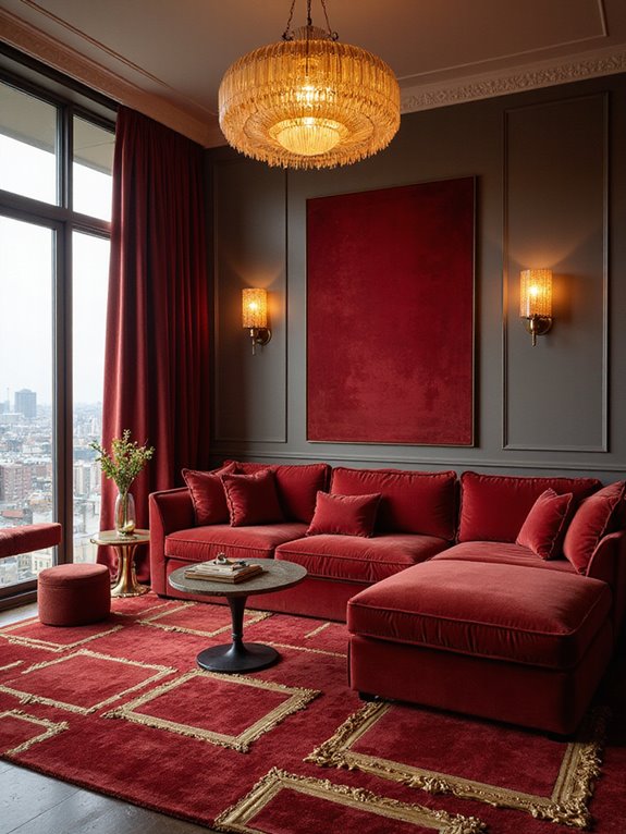 modern vintage living room