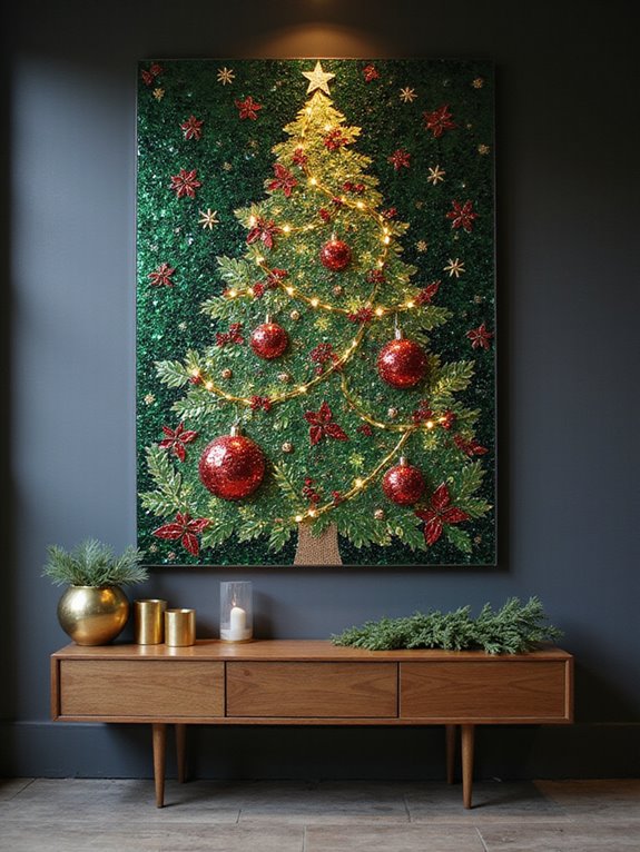 mosaic holiday display ideas