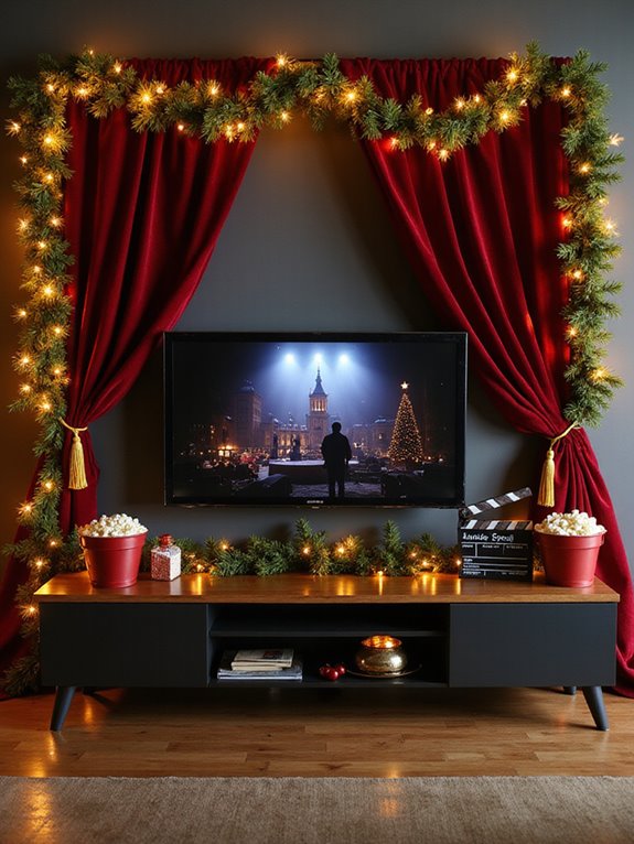 movie night cozy decor