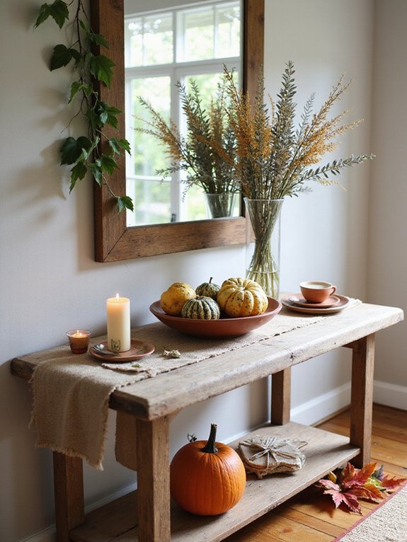 natural beauty in entryway