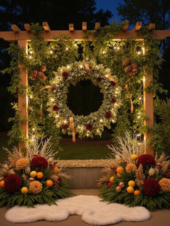 natural elements for backdrop