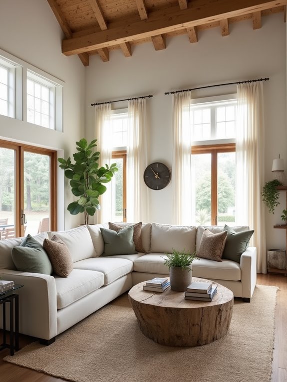natural materials enhance coziness