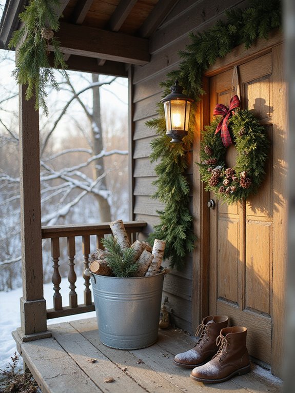 natural rustic holiday decor
