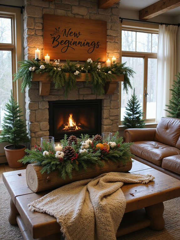 nature inspired festive decorations