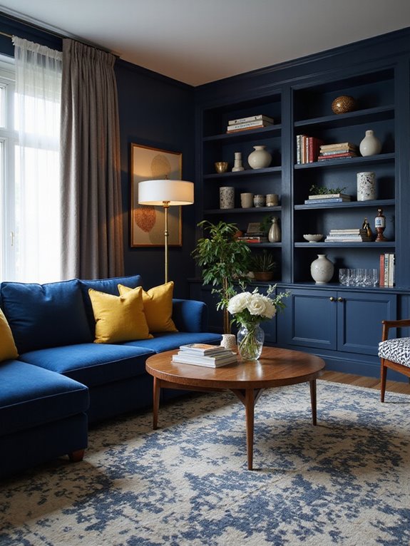navy blue decor inspiration