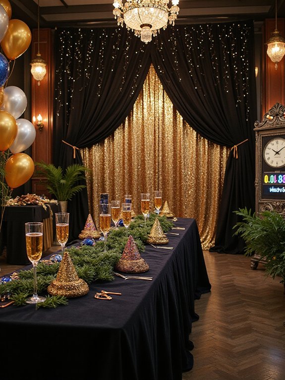 new year s eve backdrop themes