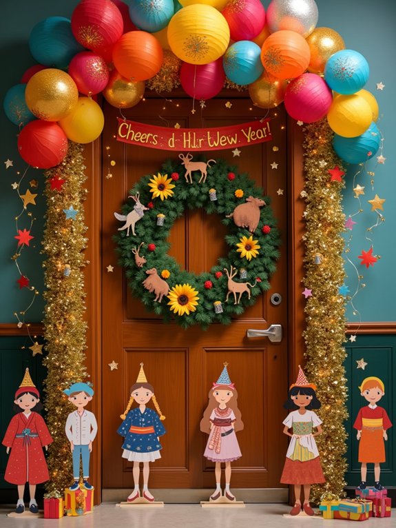 new year school decorations