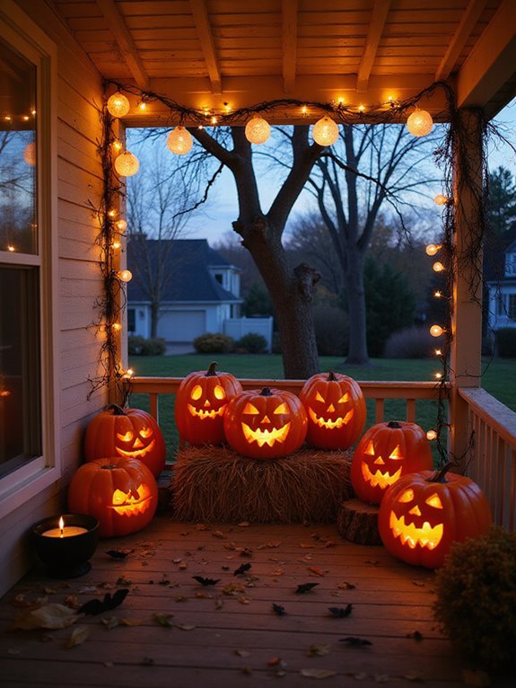 nostalgic halloween pumpkin lights