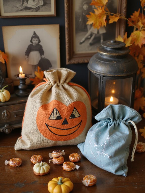 nostalgic vintage halloween bags