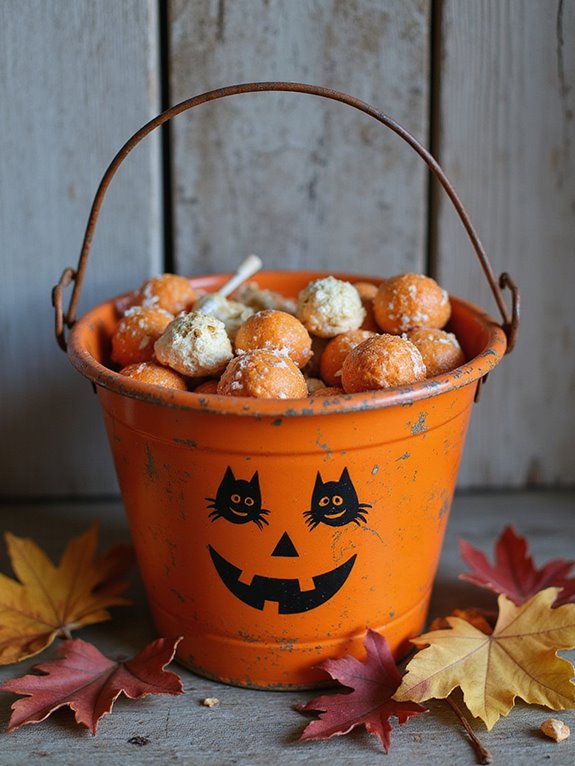 nostalgic vintage halloween buckets