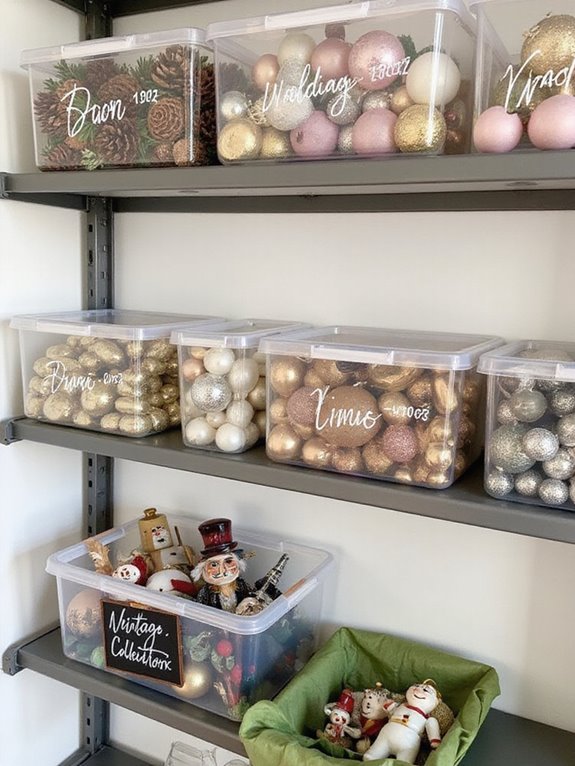 organize holiday decorations efficiently