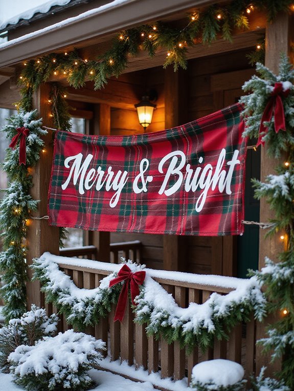 outdoor festive banner designs