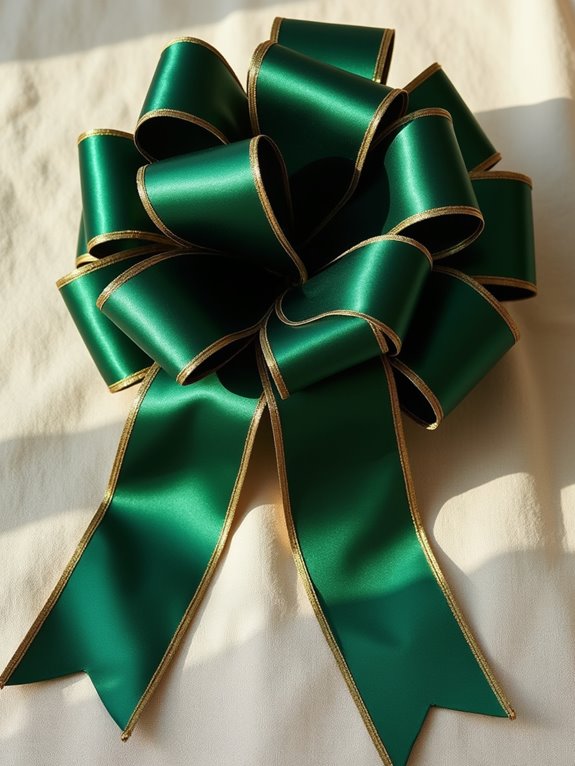 oversized bow making fun