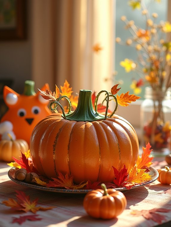 paper plate autumn crafts