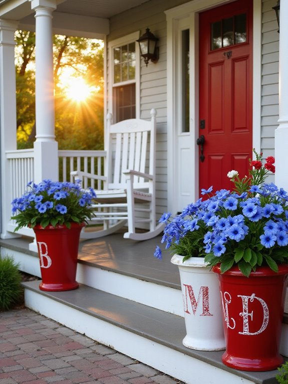 patriotic flower display ideas