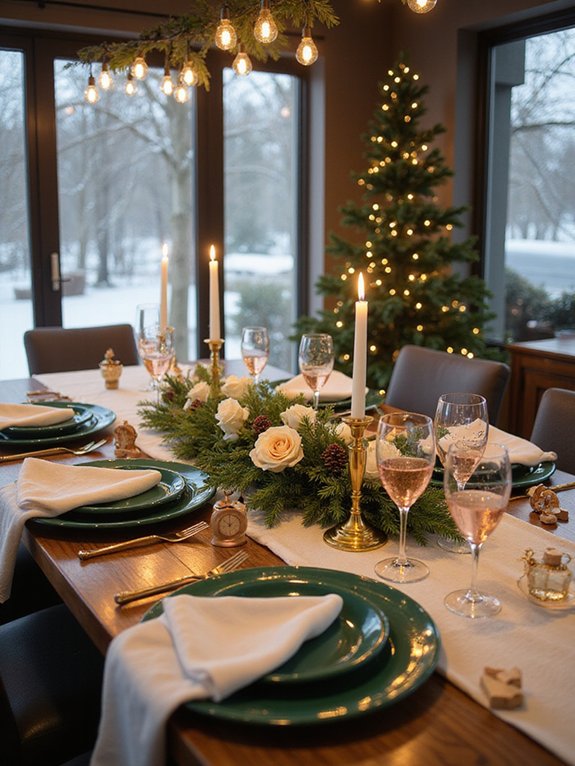 perfect new year table setting
