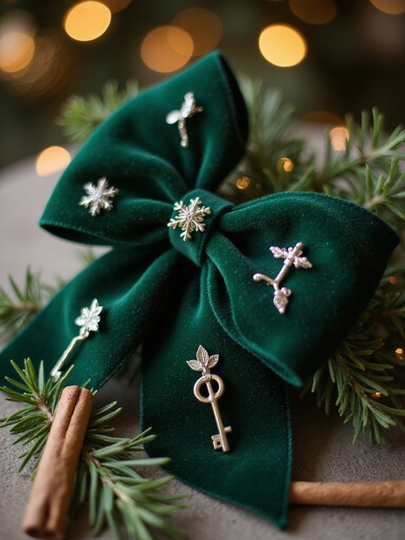 personalize christmas bows creatively