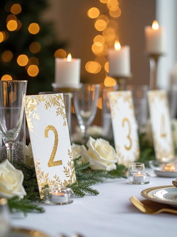 personalized diy table numbers