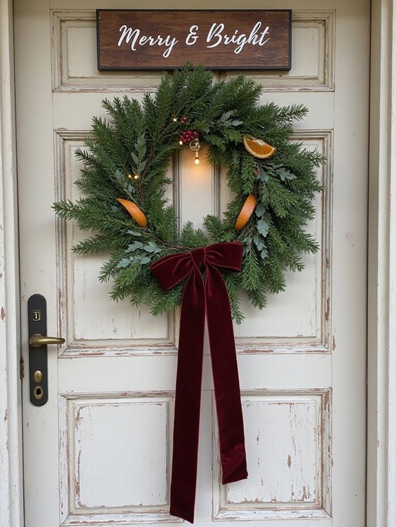 personalized holiday entrance signs