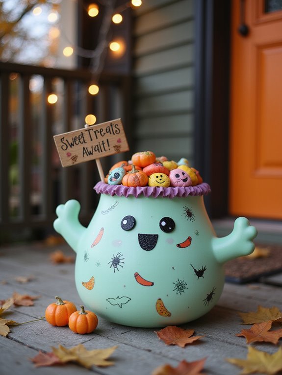 personalized trick or treat buckets