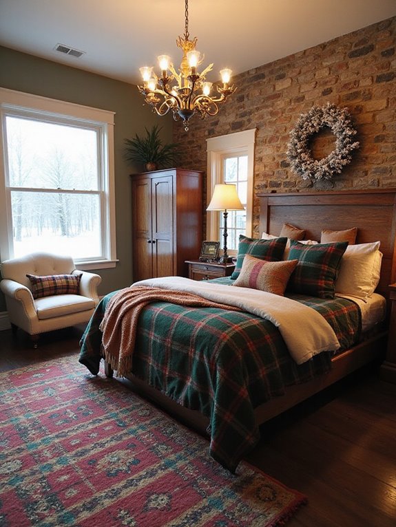 plaid bedding for warmth