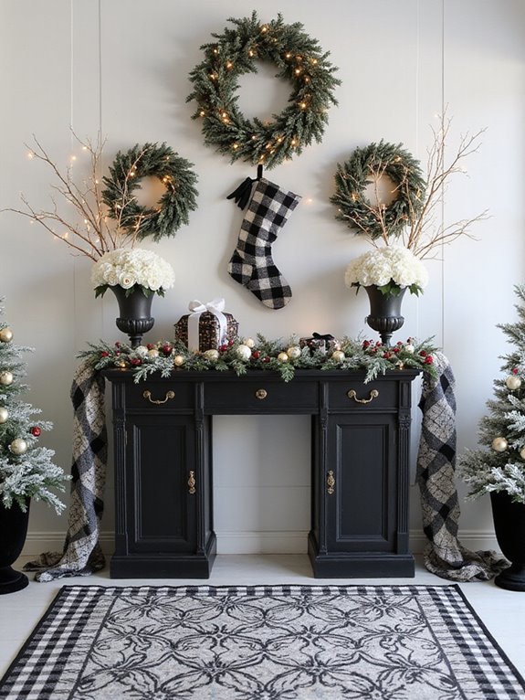 plaid christmas decoration ideas