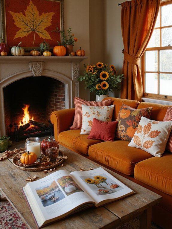 playful autumn home decor