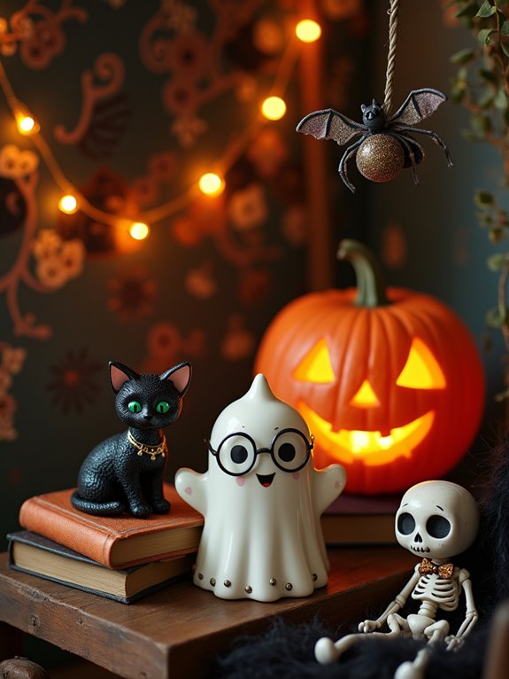 playful spooky figurine collection