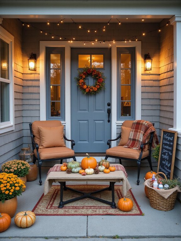 porch fun with family