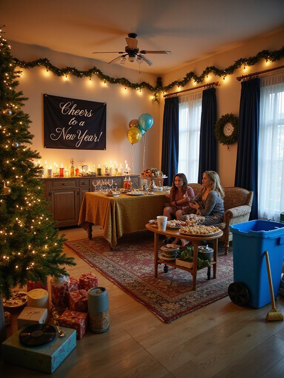 post party cleanup fun