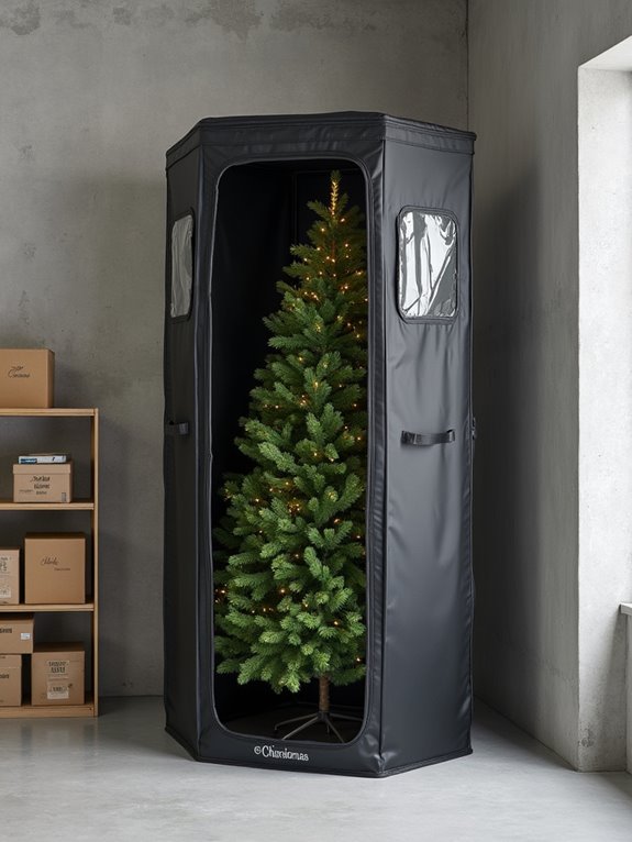 proper artificial tree storage