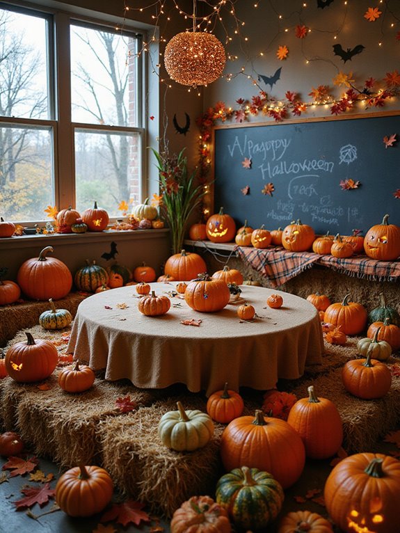 pumpkin decorating classroom fun