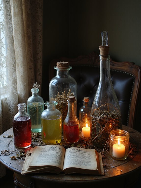 quirky halloween jar decorations