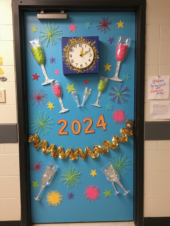 recycled craft door decorations