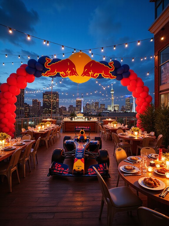 red bull party decorations ideas