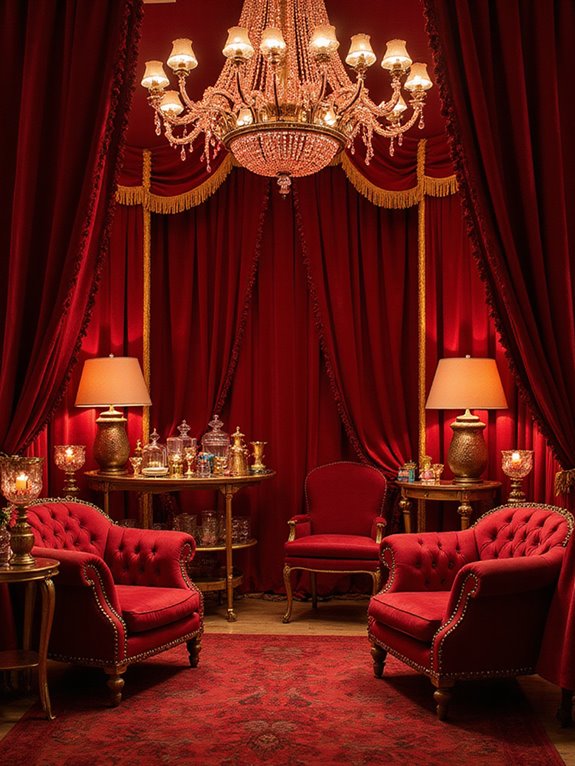 regal red velvet comfort