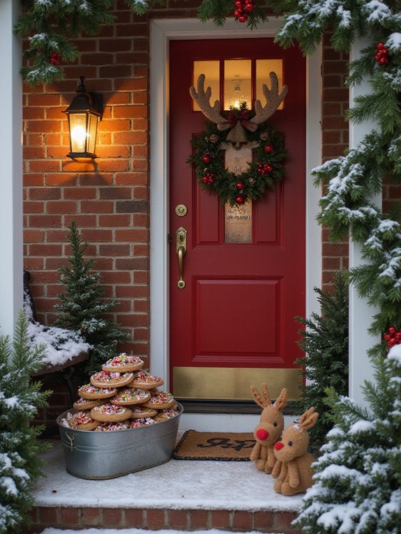 reindeer snack mix delight
