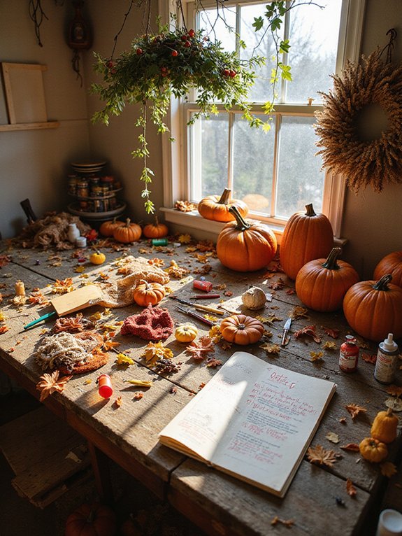 research before decorating fall