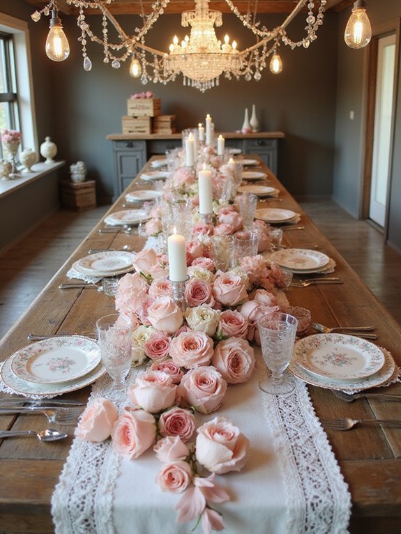 romantic vintage lace decor