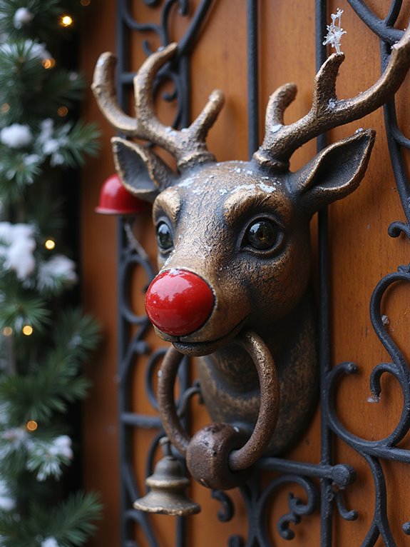 rudolph reindeer holiday decor
