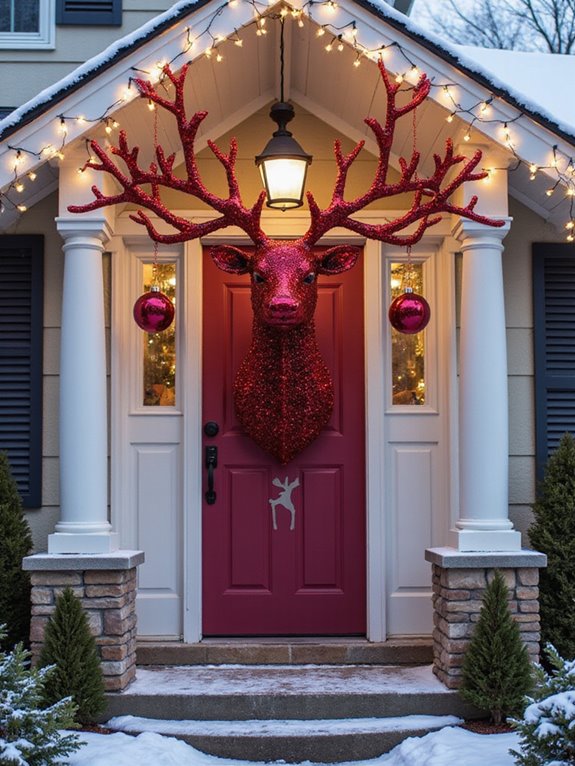 rudolph themed diy holiday ornaments